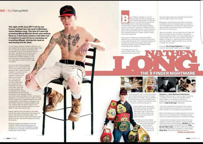 UNcaged MMA Magazine from the UK covered #The9FingerNightmare comeback story to life and back to the<a href="/tag/the9fingernightmare"class="tags">#The9FingerNightmare</a>