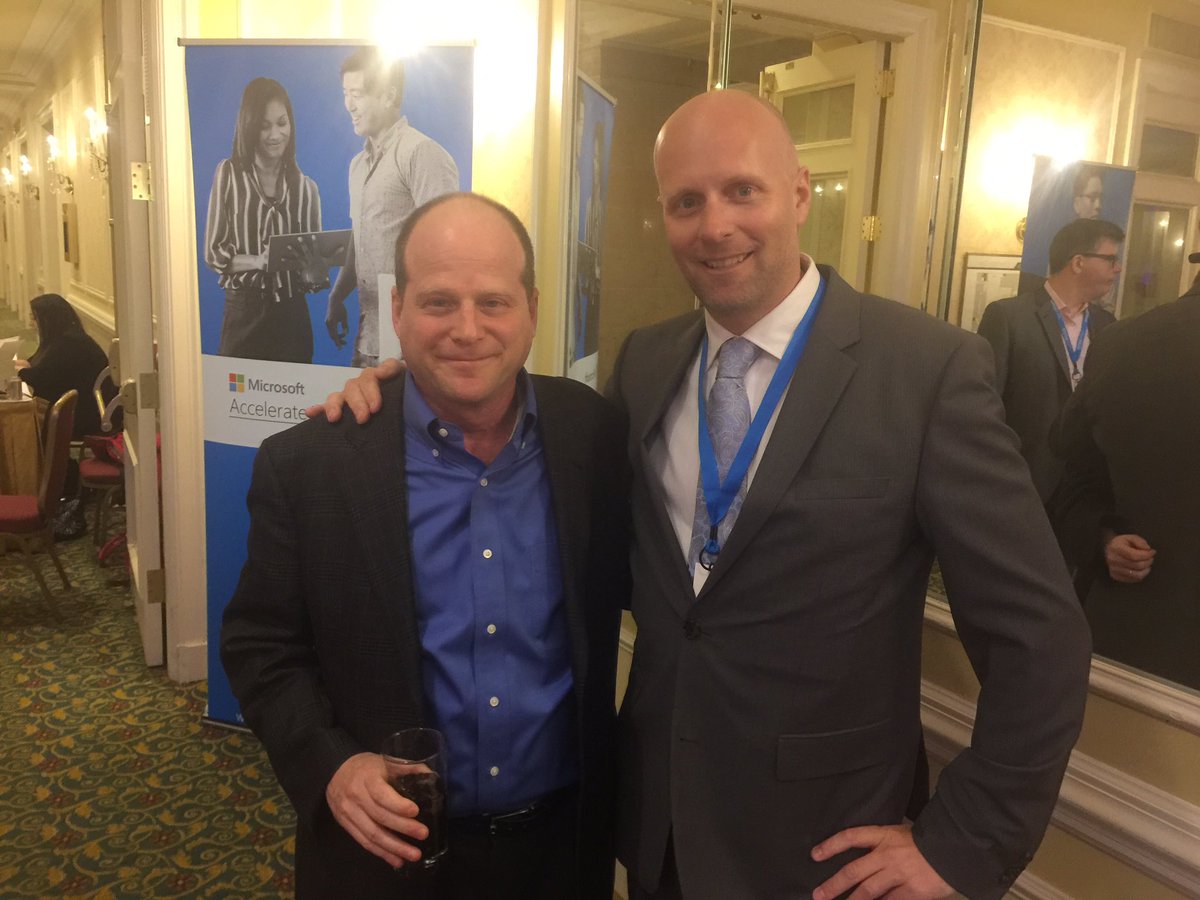 Always great to see <a href="/genemarks/">Gene Marks CPA</a> in person. Such a great host. Thanks again for participating in Microsoft AYB. #acceleratebiz