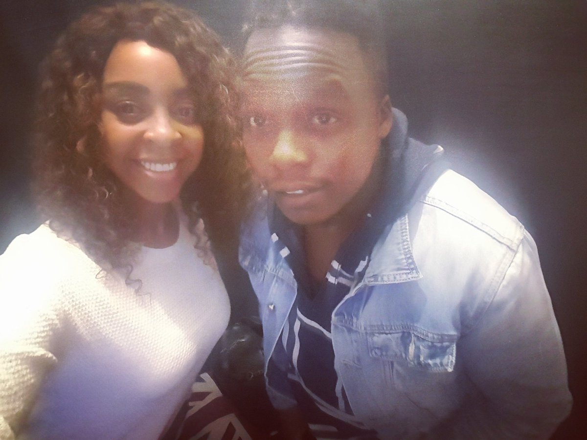ClaudineMarshal's tweet photo. In studio with my partner in crime of music 😃😎😂 #WeKeepRollin" 🎤🎧🎵 @MrMoMusik https://t.co/dPw44vJZyH
