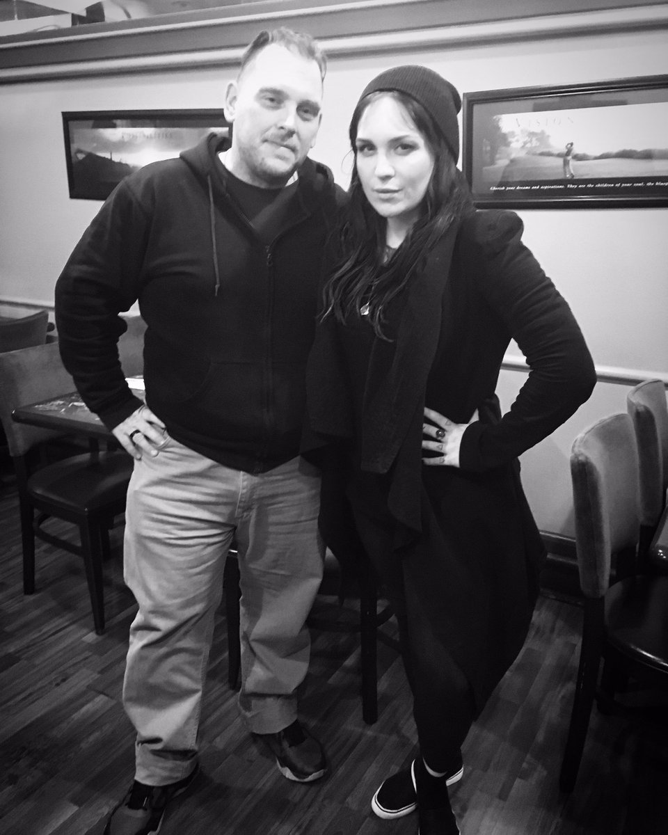 voreaurora's tweet photo. @ALizzabethB with the infamous @Rexx_Arkana having dinner in north beach last night #fgfc820 #coldkill #bruderschaft #voreaurora https://t.co/s3bz1E9hj9