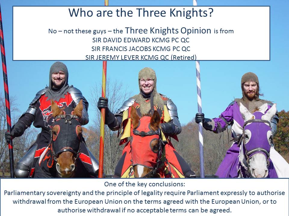 TimeToRejoinEU's tweet image. Now for the big one - Lords the #3knights opinion is all the reason you need to insist on #ratificationvote on #euexitdeal in #article50bill