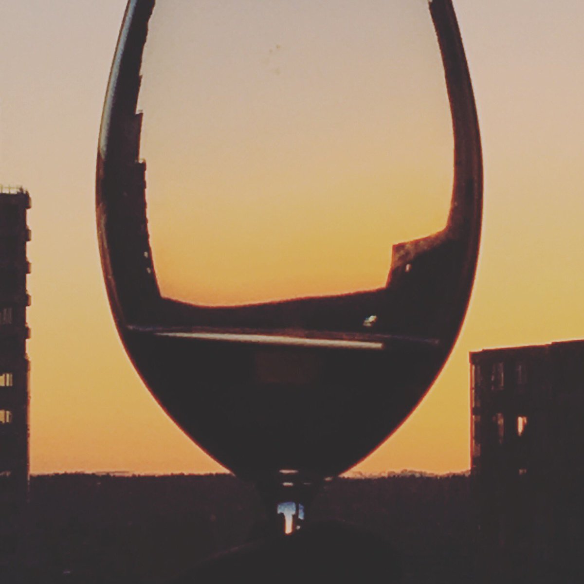 Sometimes it's all about your perspective. #GlassAlwaysFull #WorldThroughAWineGlass