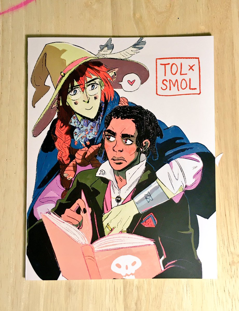 Aaaaaaand here's my @TheZoneCast Taako/Kravitz fan zine! full of new comics and drawings! Coming to @BishounenCon and beyond! 