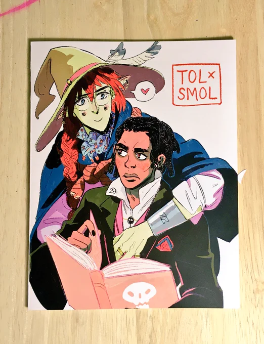 Aaaaaaand here's my @TheZoneCast Taako/Kravitz fan zine! full of new comics and drawings! Coming to @BishounenCon and beyond! 