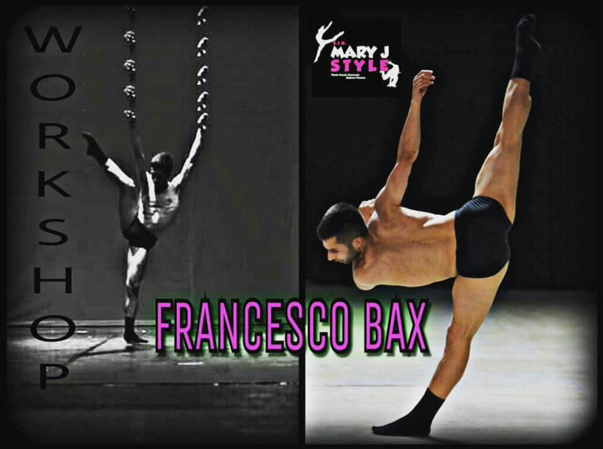 6 MARZO #FrancescoBax terrà 2 laboratori contemporanei a #Manfredonia da #Maryjstyle.  
#iamadancer
