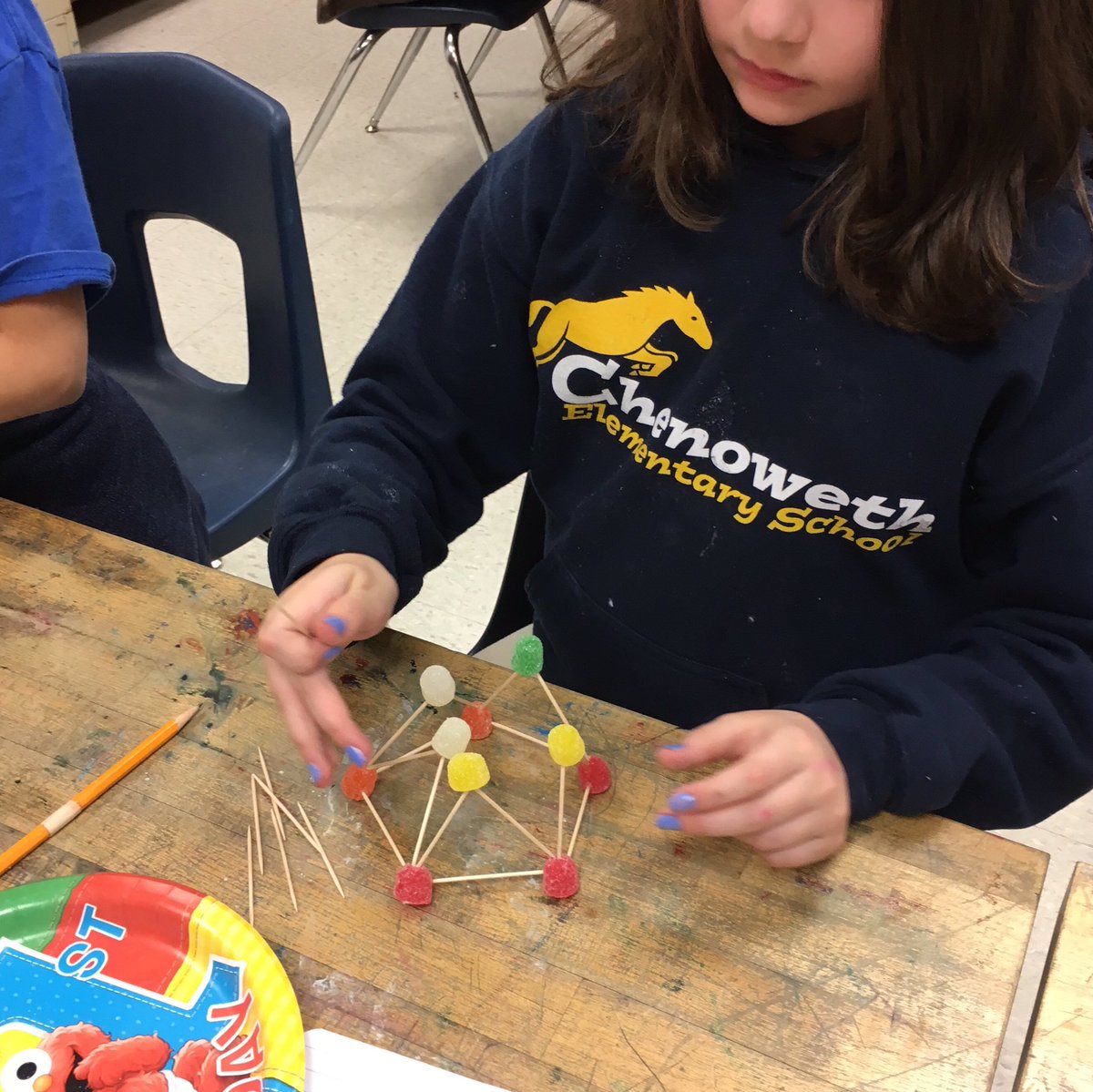 kingspaced's tweet image. Wednesday Workshop students at @chenowethes constructed geodesic domes &amp;amp; learned why triangles are the strongest shapes. #JCPS