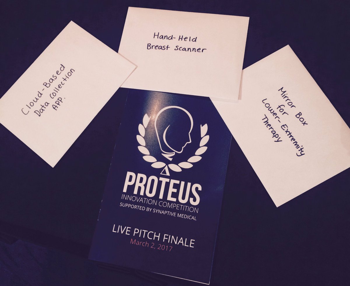 And the winners of #ProteusIC are ... Drumroll please... 🤗
