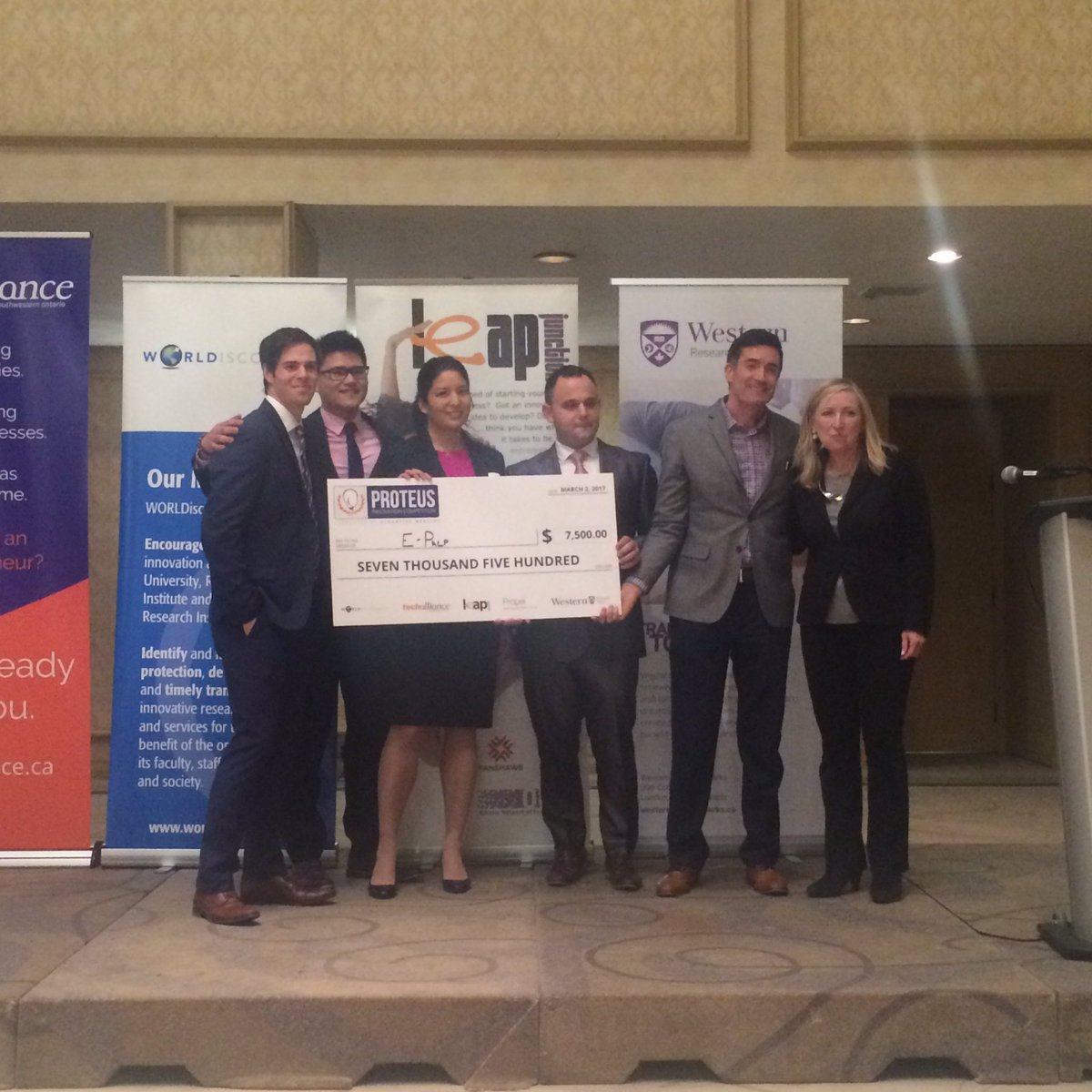 The winner of the #ProteusIC breast scanner technology is... TEAM E-PALP 🏆