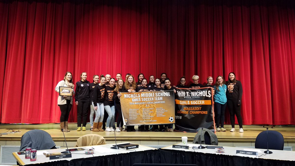Giovanoni's tweet photo. NMS Girls Soccer Champions.  Congrats on a championship season. https://t.co/6ulTVv7fPy