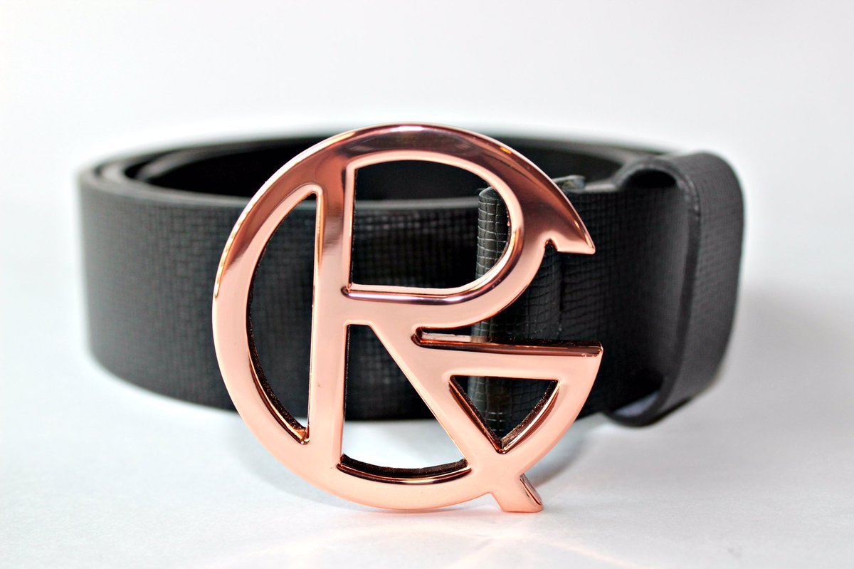 mens rose gold belt