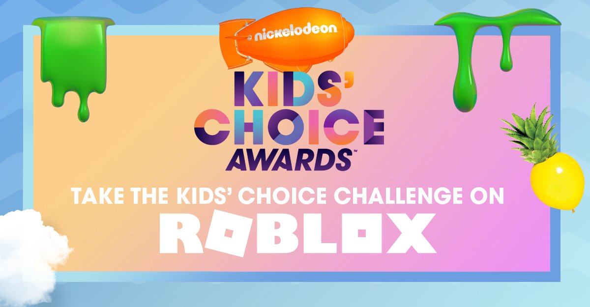 Roblox On Twitter The Kids Choice Awards Are Back On Roblox Complete Challenges And Earn Cool Prizes Be Sure To Catch Kca On 3 11 Https T Co 91pyqrhk05 Https T Co Ywknhdau7p - roblox nickelodeon kids choice awards prizes