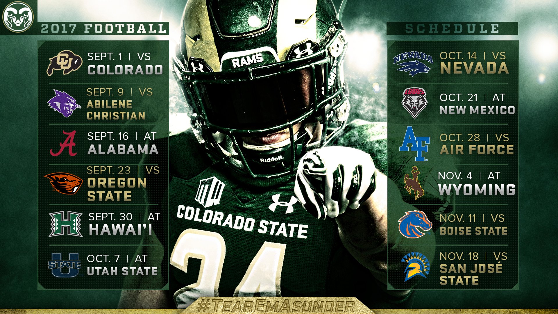 Colorado state football online schedule