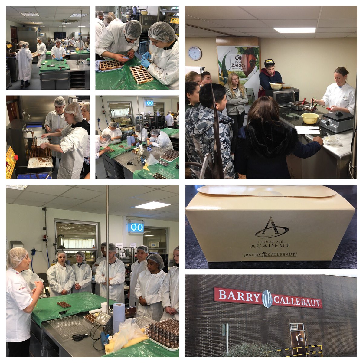 A Big Thank You to the team at @Callebaut_UKIE and to <a href="/ChocAcademyBev/">Beverley Dunkley</a> and <a href="/ChocolatEngland/">Clare England</a>. Both students and staff had a great day today