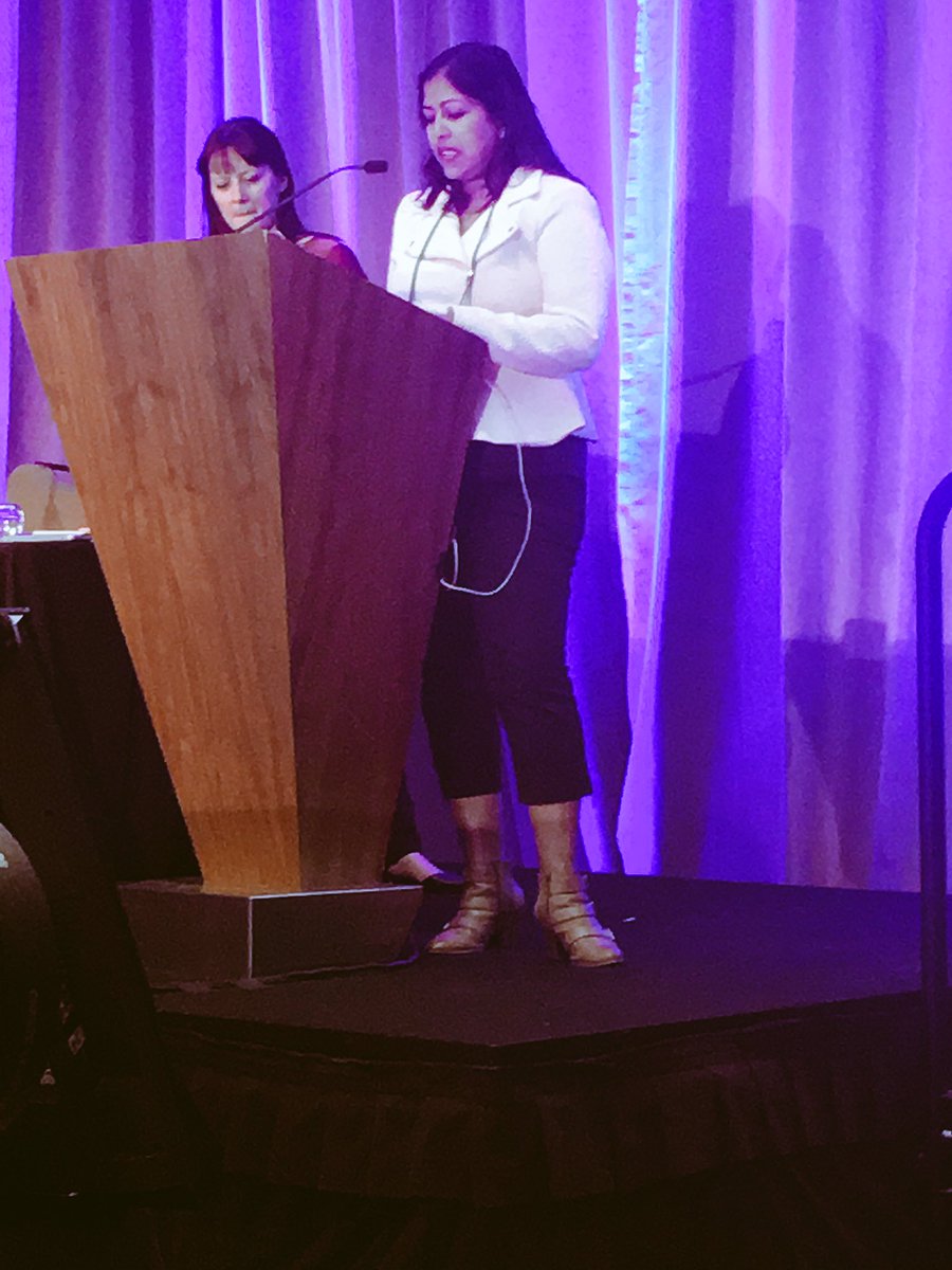 Ritaagarwal6's tweet image. Dr Genevieve D&apos;Souza introducing Shea Ingram- music  therapist #Sppm2017