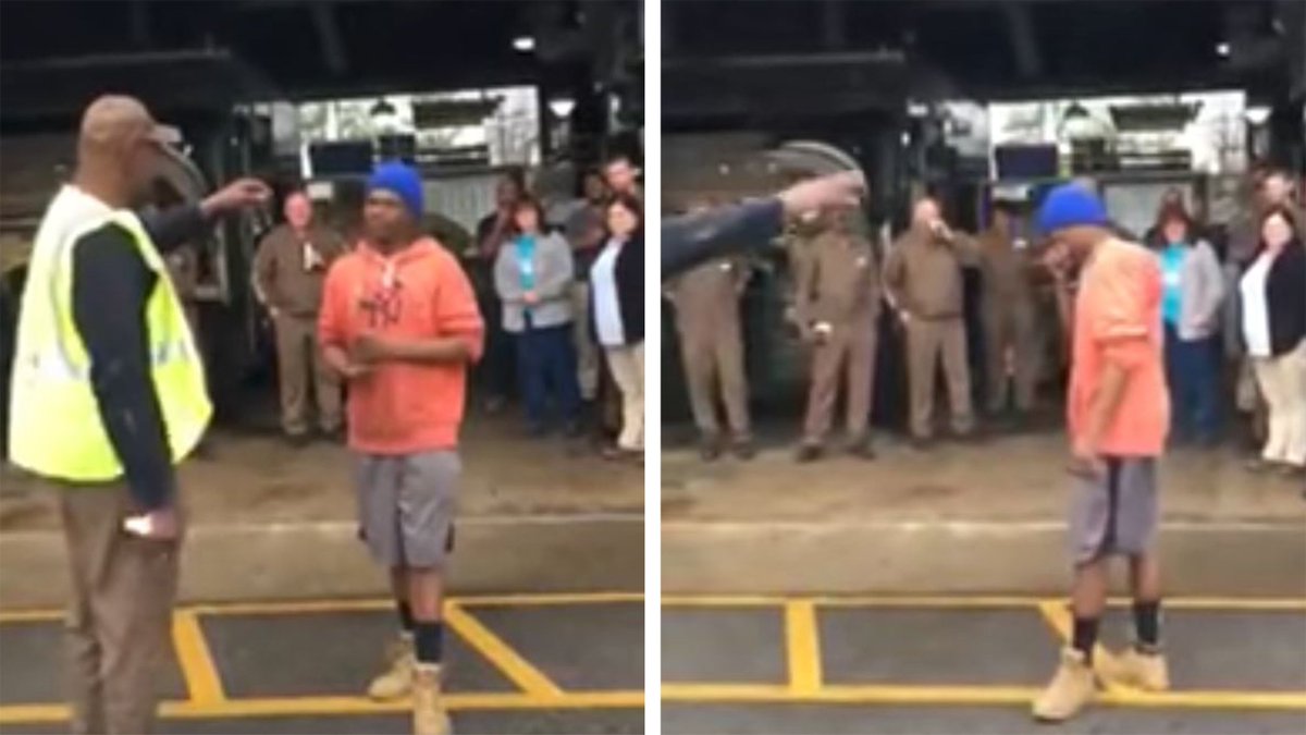 TODAYshow's tweet photo. Co-workers buy car for teen UPS employee who walks 10 miles to work https://t.co/RY34irGIbV https://t.co/lj6nBdtAxv