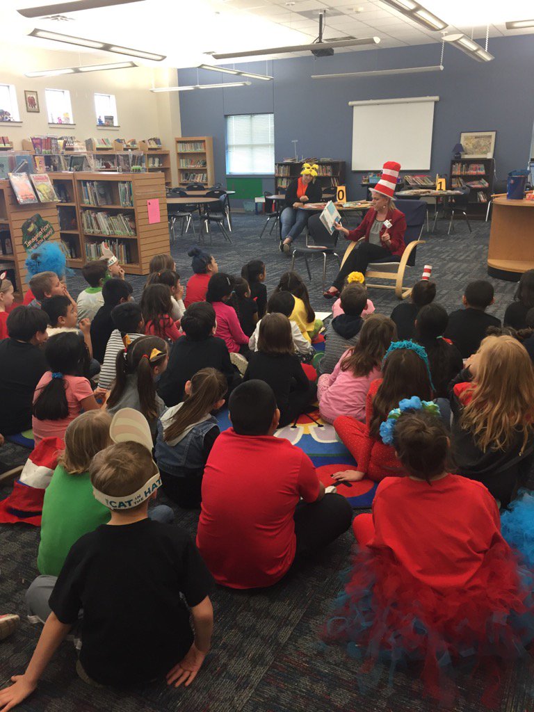 Thank you <a href="/JanaRueter/">Jana Rueter</a> for reading a Dr. Seuss book to our 2nd Graders. They had a great time!