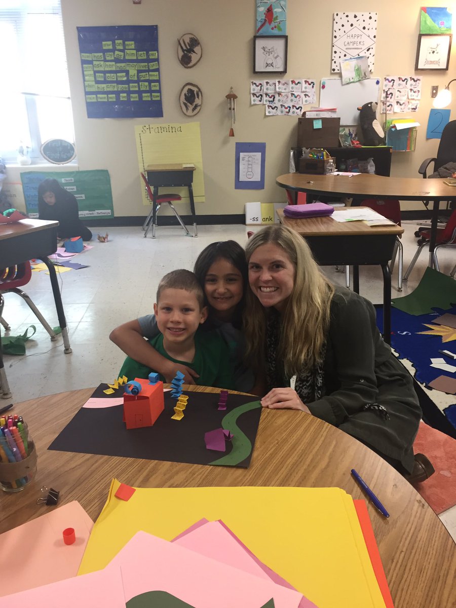 laurenalong25's tweet image. Celebrating Dr. Seuss' creativity by creating our own scenes/ towns for a book. Creativity is vital in today's world #inventing #probsolving
