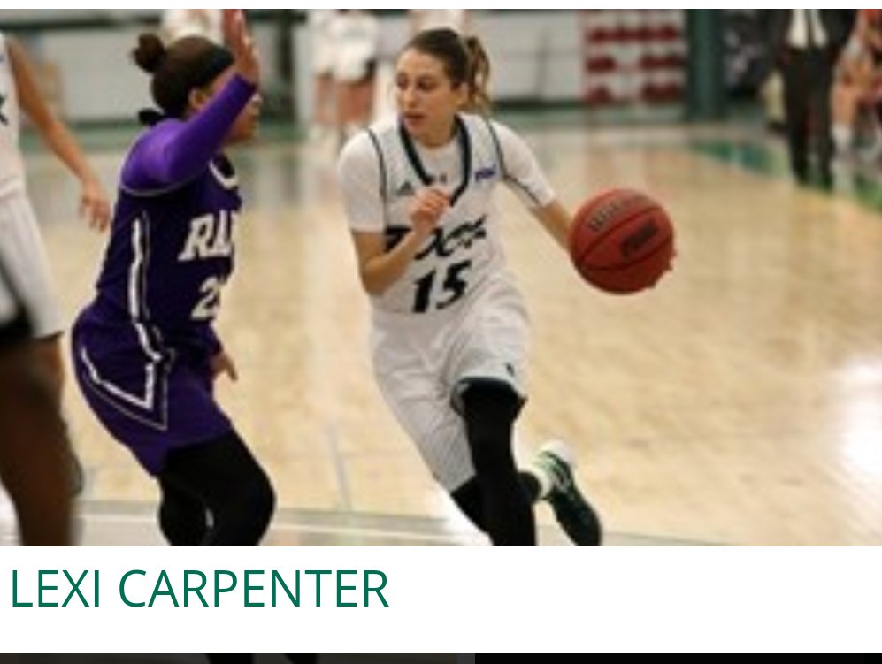 CONGRATULATIONS TO LEXI CARPENTER ON BEING NAMED TO THE PSAC WEST ALL-CONFERENCE 1ST TEAM!!! 🏀🏀