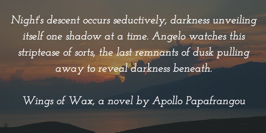Apo_Papafrangou's tweet photo. #nationalreadingmonth
#amreading #writing
#litfic #wingsofwax https://t.co/aj0BAxUvj3