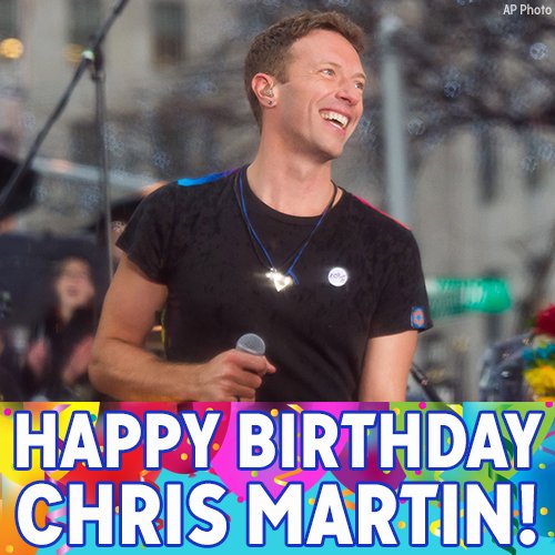 Happy 40th Birthday to Coldplay s Chris Martin! 