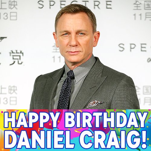 Happy Birthday to Skyfall and Casino Royale s Daniel Craig! 