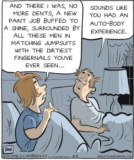 Zero2SixtyBSM's tweet photo. Happy Thursday! #autobodyshop #comic #carcomic https://t.co/ubFX6sL35j