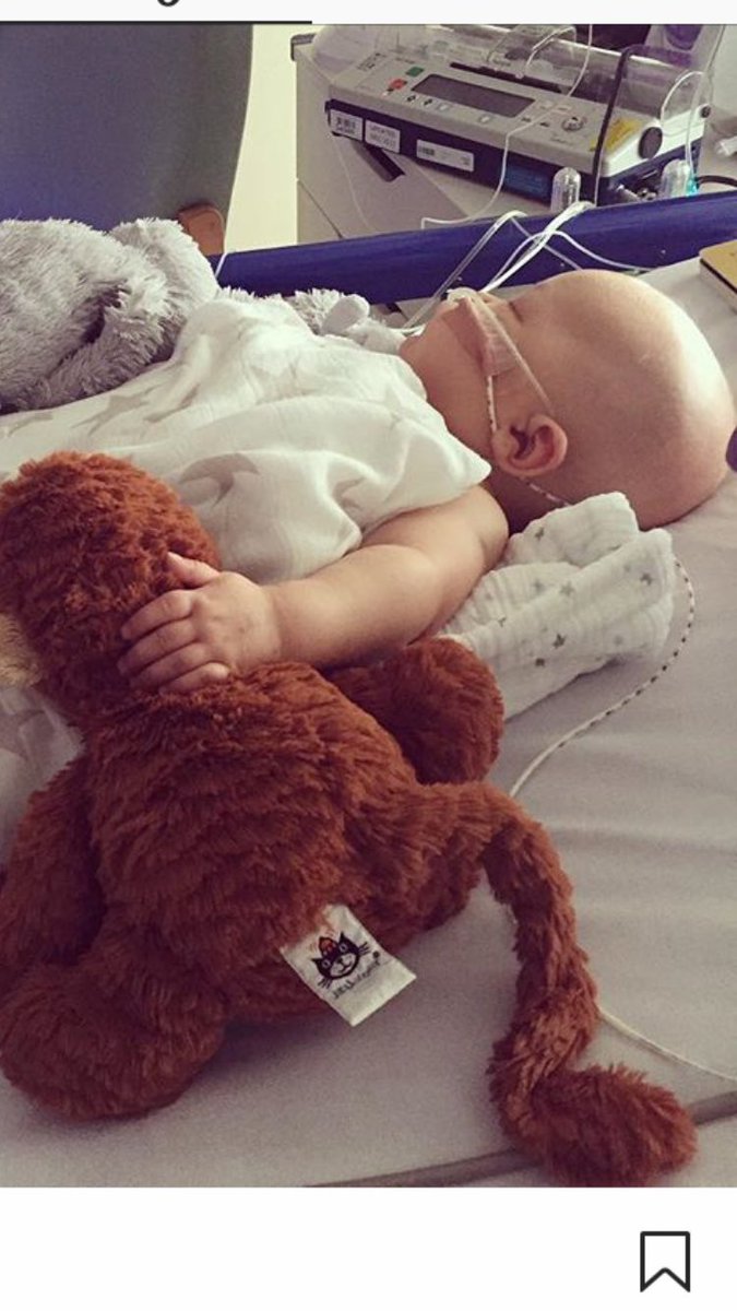 RunningForToby's tweet photo. Toby was diagnosed with Acute Myeloid Leukemia before Christmas at 6 weeks old &amp; has been in Great Ormond St since. https://t.co/ZRgcoDhS83 https://t.co/2NACeqEYm0