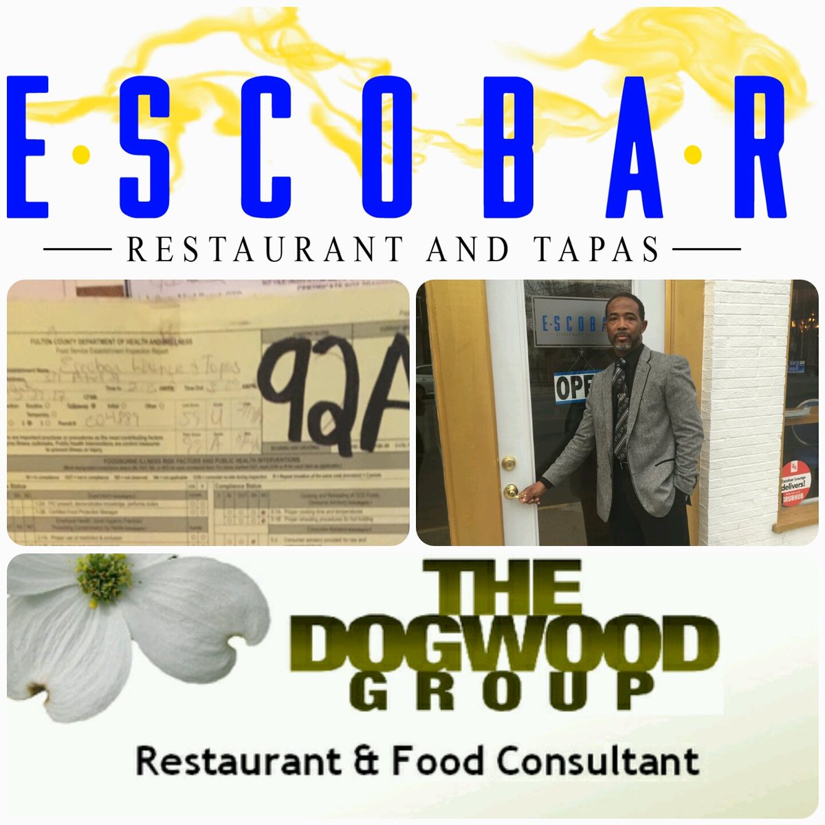 DWRCGroup's tweet photo. @2Chainz's @WhoIsSNOOP restaurant #EscobarATL passes follow-up inspection via @DWRCGroup @AtlWaltLuv https://t.co/StaXbNoc1I @JNJournalist https://t.co/giLhPM2tq7