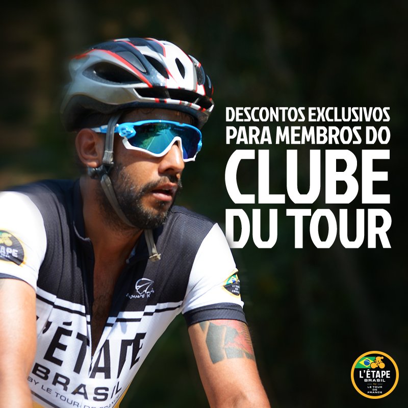letapebrasil's tweet photo. Ciclistas inscritos no #LEtapeBrasil 2017 receberão os melhores descontos que os nossos parceiros oferecem para os membros do Clube du Tour. https://t.co/Wgl0DO0o8f
