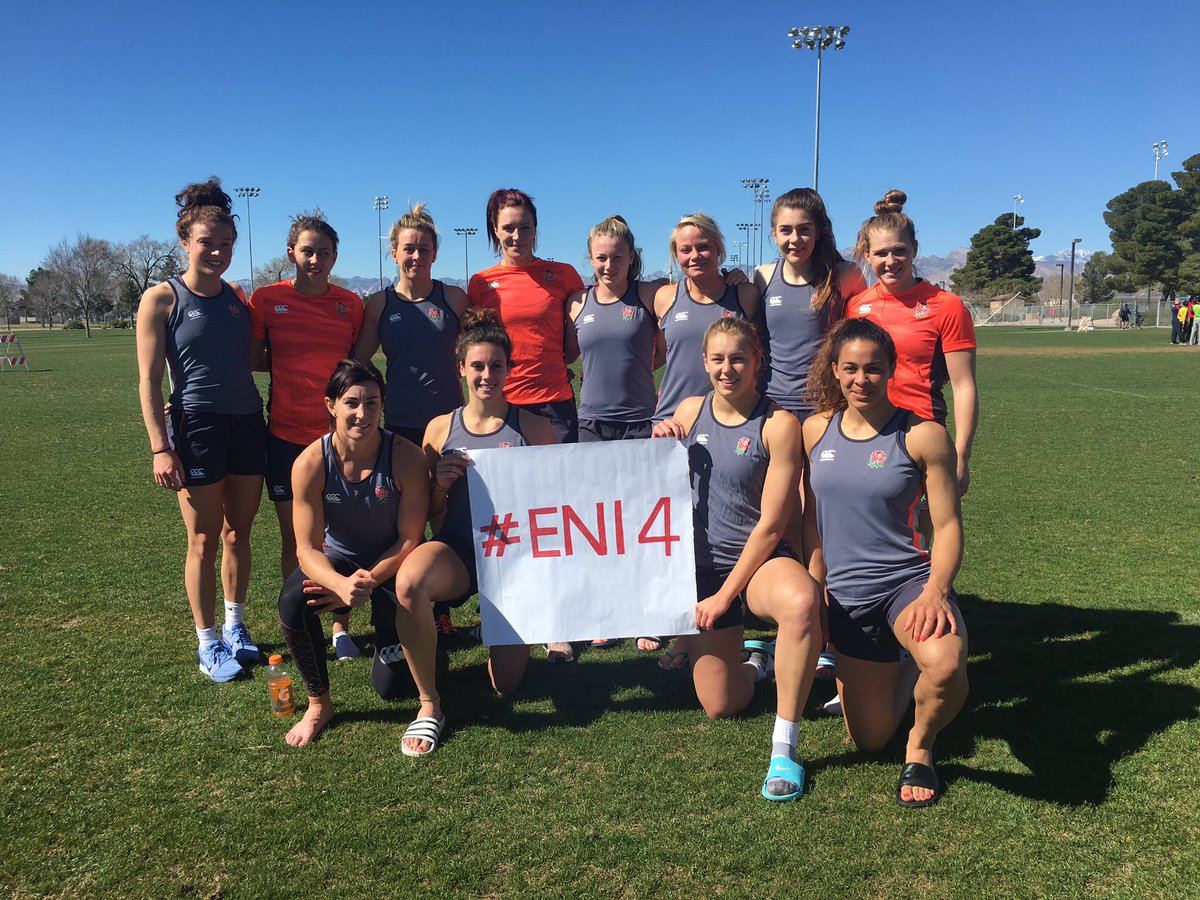 Absolute tragedy to lose such a talent so young, England 7s girls showing their support in Vegas and sending thoughts to her family  #EN14