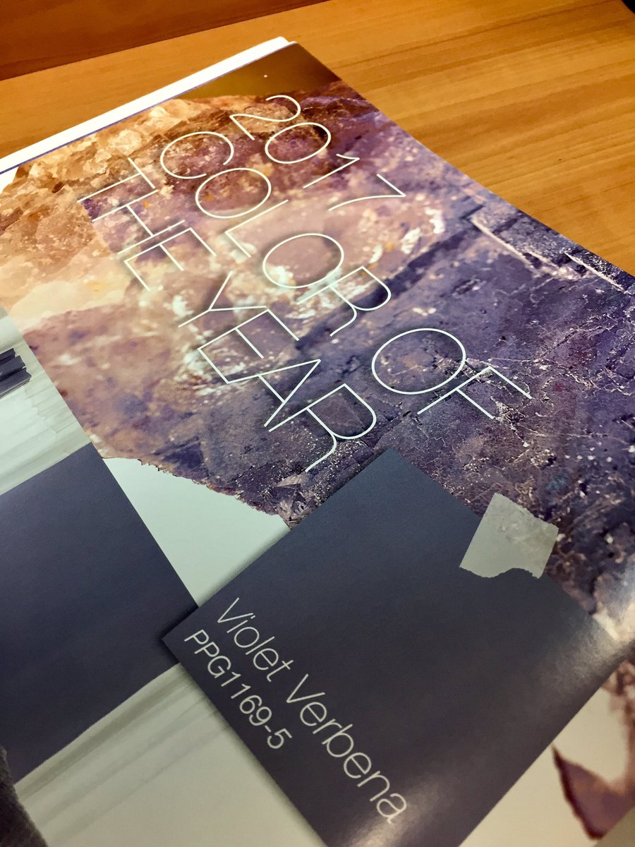 AmbienteyColor's tweet image. Fue presentado hoy por parte de Glidden y PPG  ante diseñadores de interiores en Puerto Rico, el color del año 2017