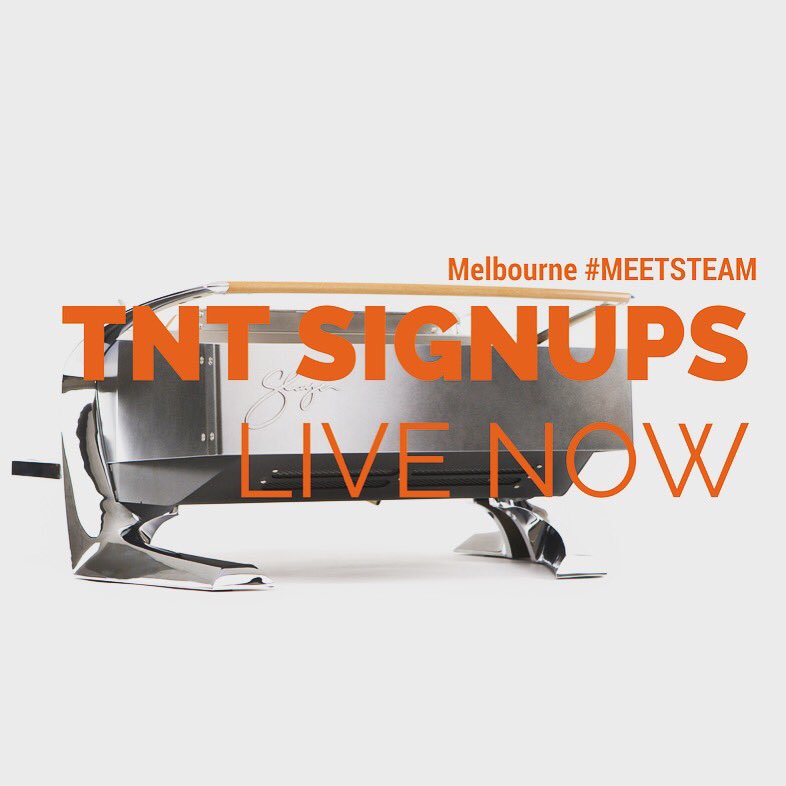 slayerespresso's tweet photo. March 31, TNT Melbourne win a customized 1 group espresso bar! link to sign-ups https://t.co/okhmOIa34c
#winaslayer #slayermelbourne https://t.co/nOS7U57Dv3