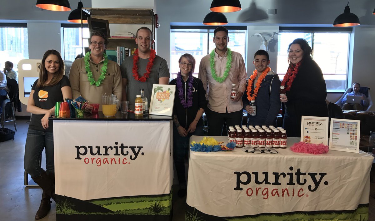 Repsly's tweet image. Happy to see our friends from @purityorganic today! #TeamOrganic #RepAndRoll