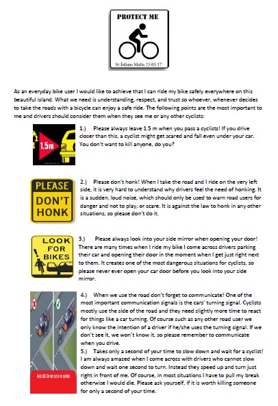 3 Weeks to Go...It's time to reveal the main points of what we should achieve together...Your choice...My life...#malta #cycling #events