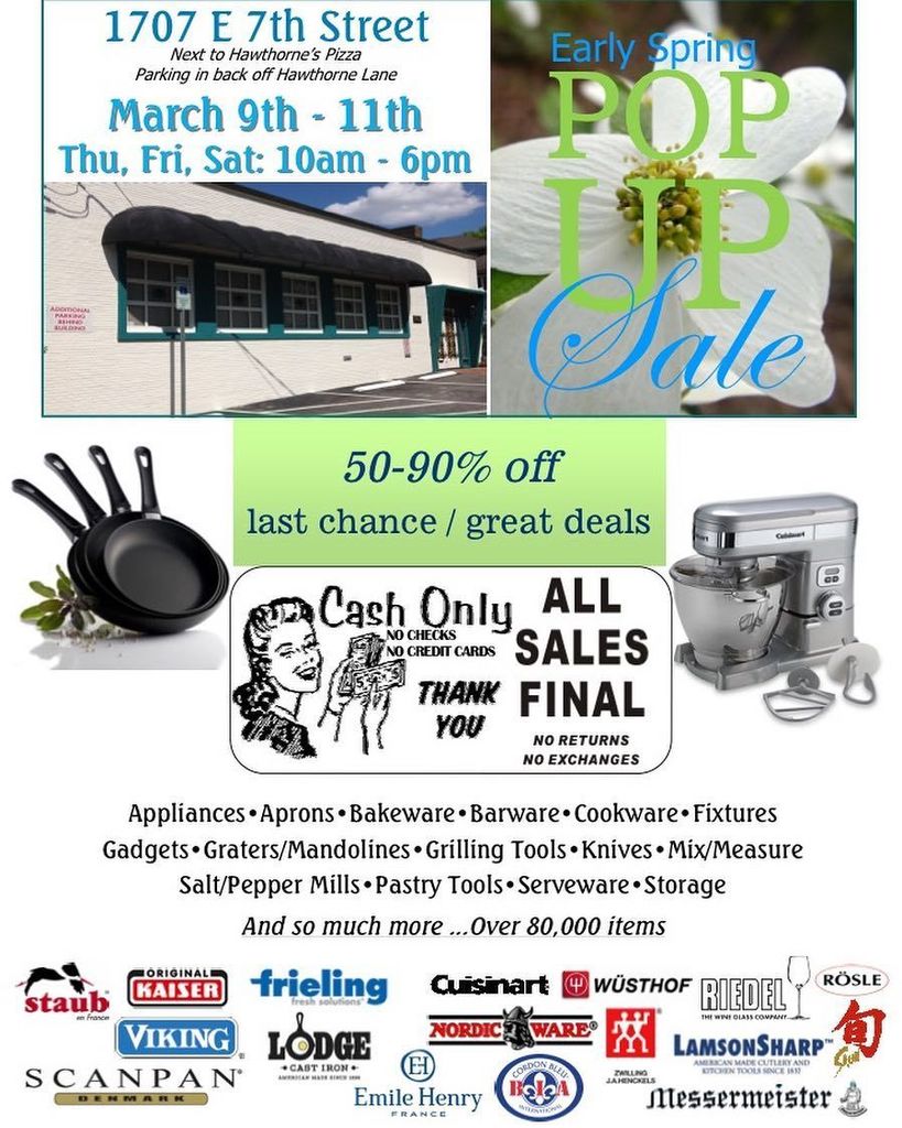 TheNicholsCo's tweet photo. Early Spring #popupsale in #elizabethclt next week, March 9-11 from 11am-6pm. Located next… https://t.co/eKKHqLXx1i https://t.co/ec1sa2Gqkp