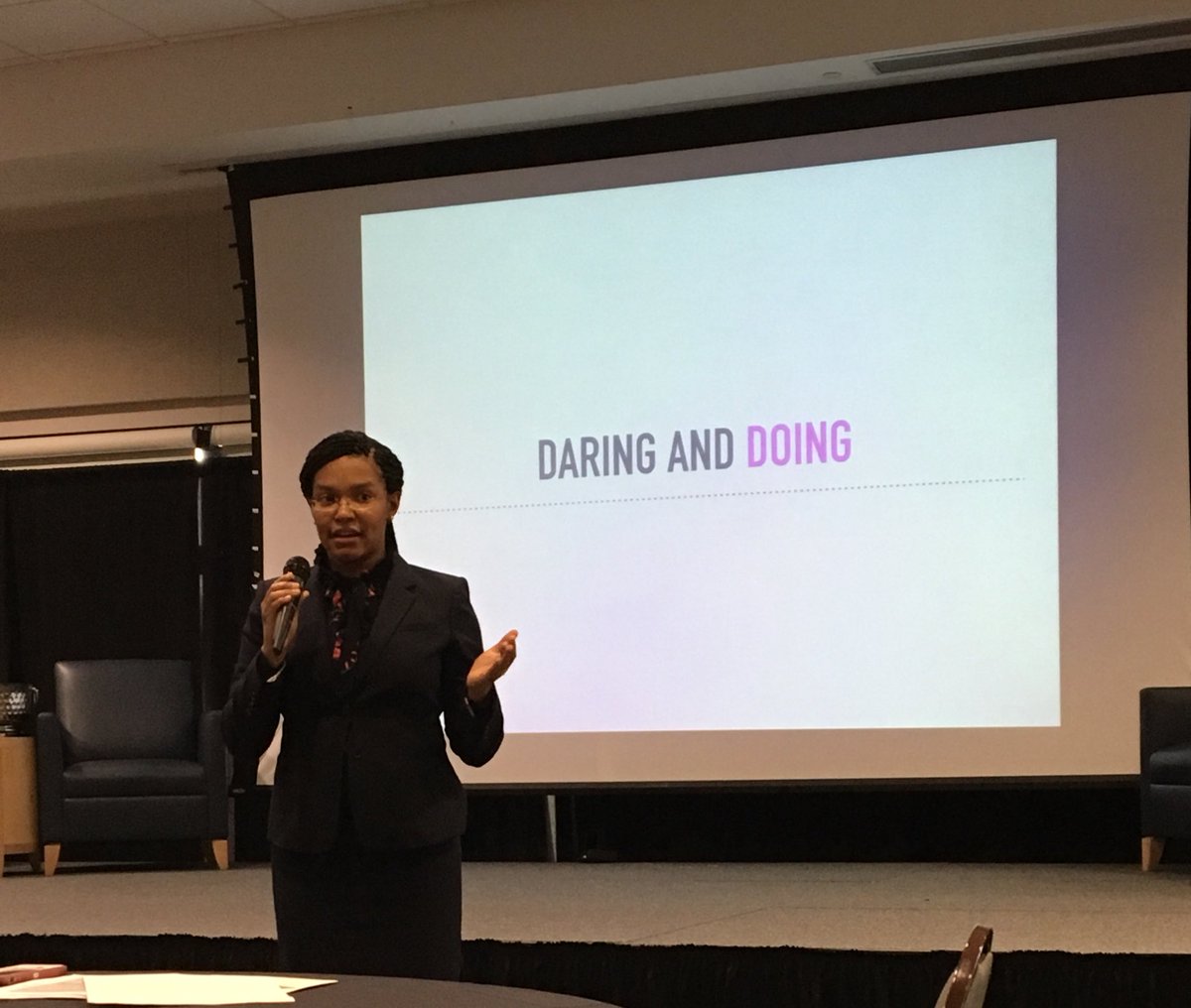 sherryclouser's tweet photo. Enjoying hearing from @sojournerruth on Daring and Doing. Life is too short not to! #GAWHE https://t.co/FQCnOvFHvp