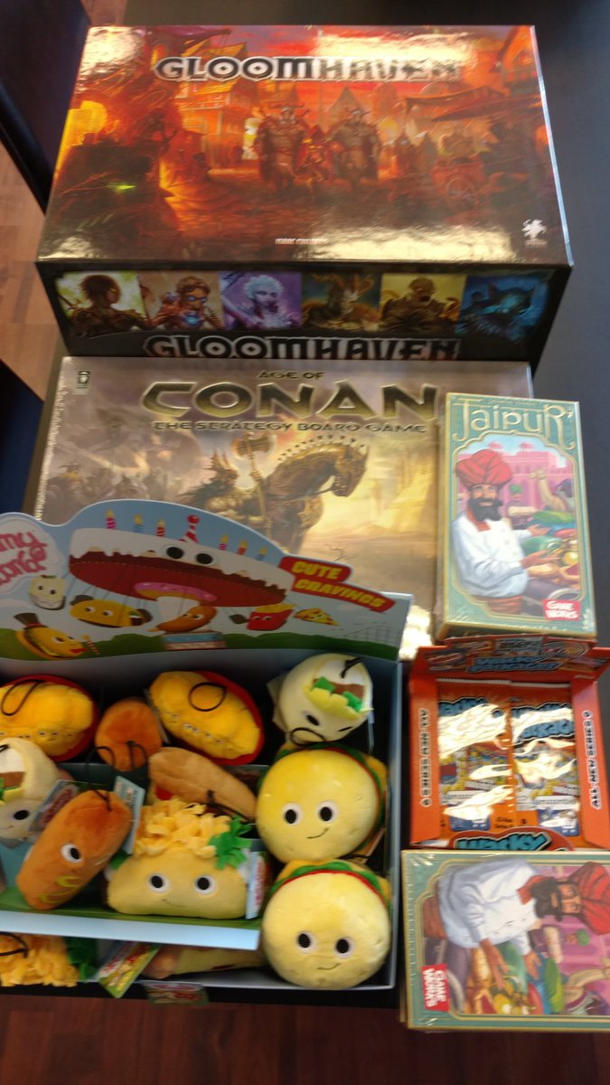 QCBfun's tweet image. New product in at The QCBfun Store!  Yes, that's Gloomhaven!  Who wants it?  Only two left in stock already! #QCBfun #comeandplay