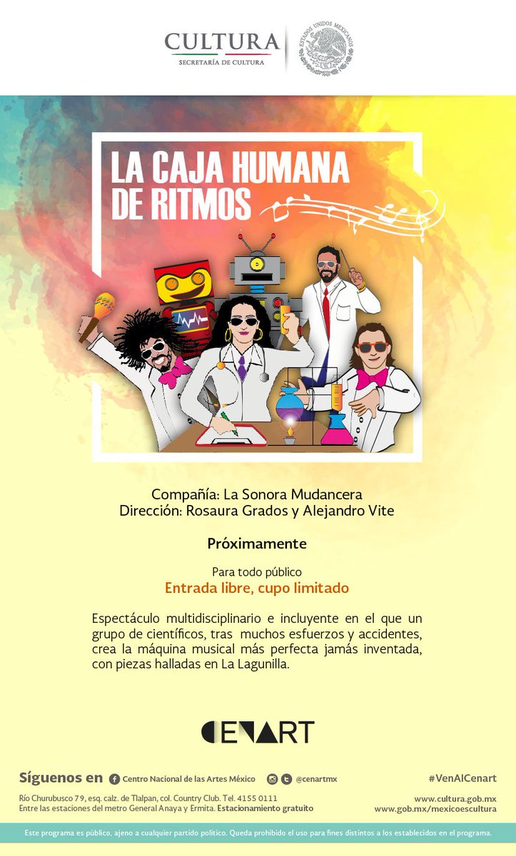 cenartmx's tweet image. La máquina musical más perfecta jamás inventada (con piezas halladas en La Lagunilla) ¡llega al Cenart próximamente!