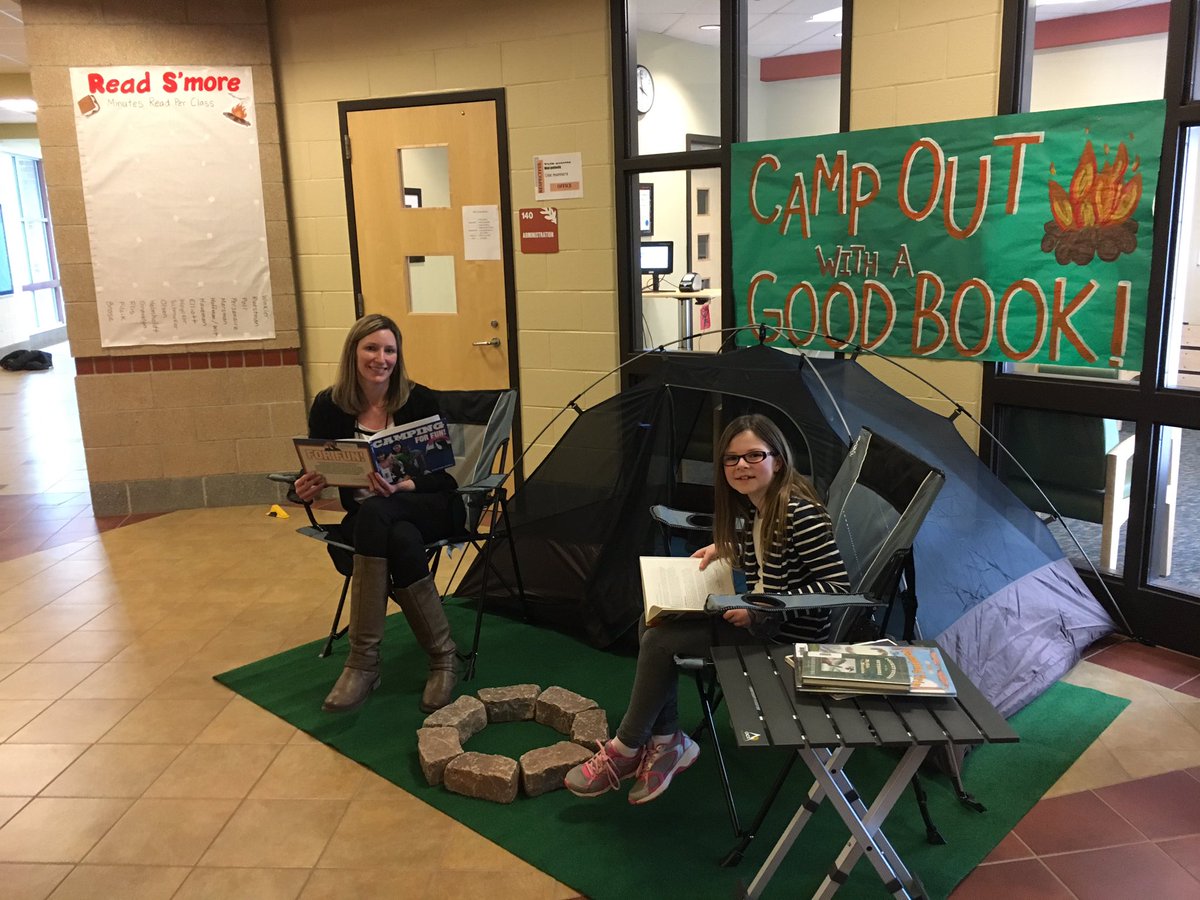 doug_bol's tweet photo. Oakwood students will be camping out with good books all month long! #APSPride #marchisreadingmonth https://t.co/bzPEd1n7tm