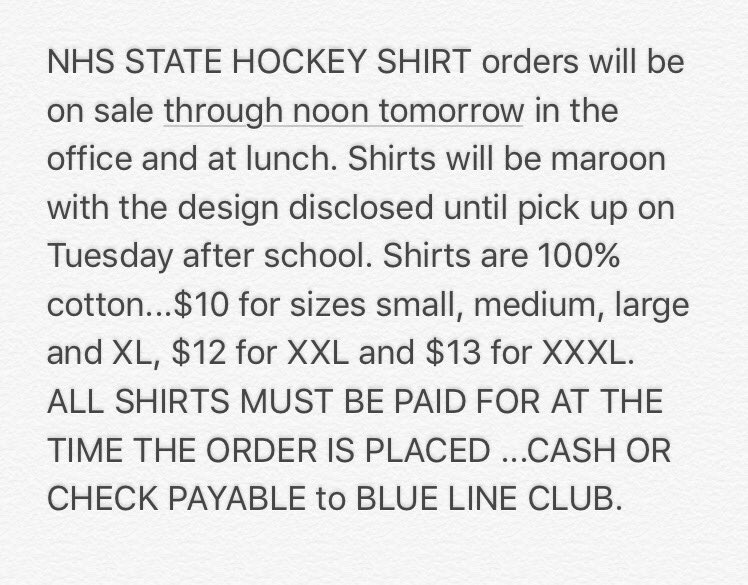 NHSBoysHockey's tweet photo. https://t.co/uBqqJnj7AP