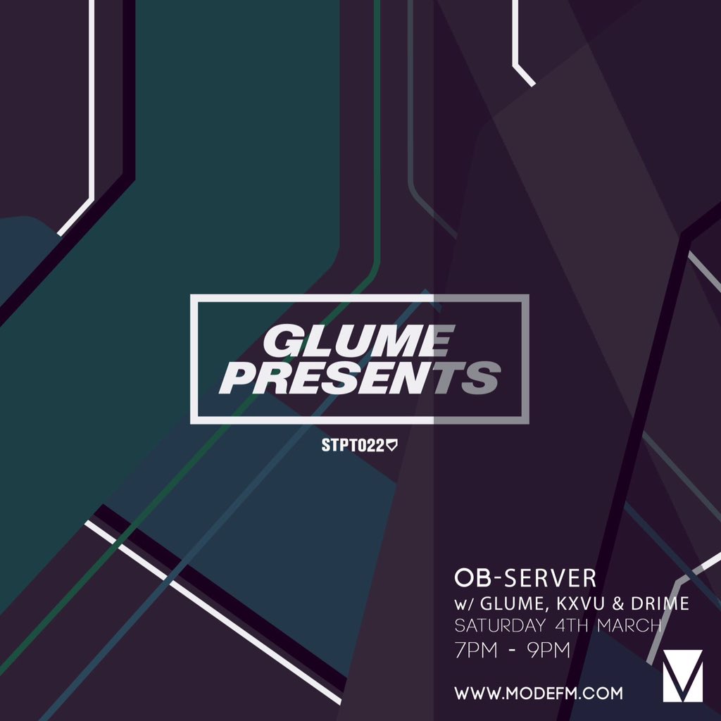 Cub (@cubkxvu) on Twitter photo This Saturday on @ModeFMOnline myself, <a href="/Srsf4ce/">Glume</a> and @DrimeTee will be guesting for <a href="/Observerldn/">Ob-Server</a> on @ModeFMOnline to celebrate #STPT022! This Saturday on @ModeFMOnline myself, <a href="/Srsf4ce/">Glume</a> and @DrimeTee will be guesting for <a href="/Observerldn/">Ob-Server</a> on @ModeFMOnline to celebrate #STPT022!