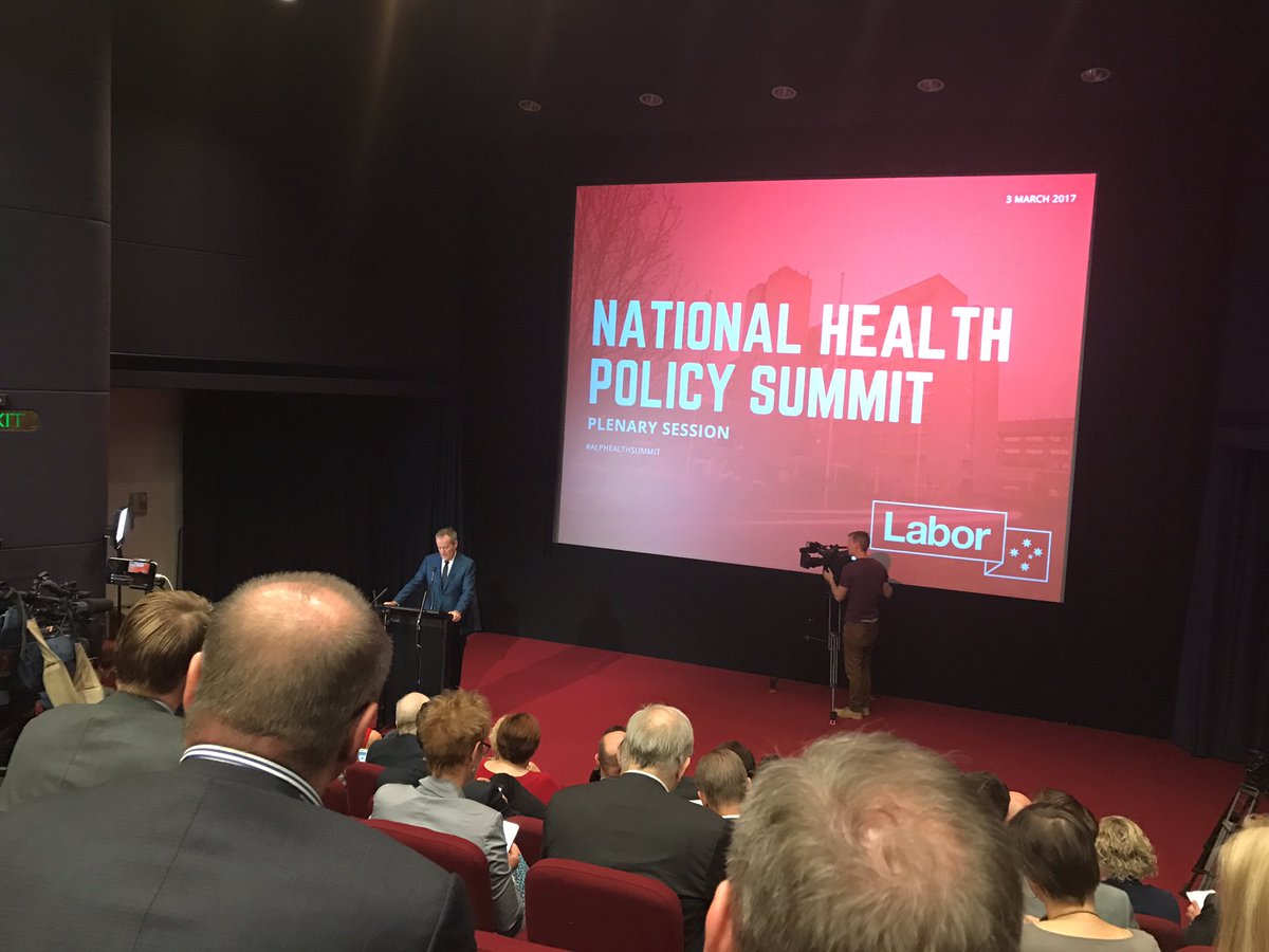 CAA2015Mel's tweet photo. Bill Shorten opening the ALP National Health Summit #alphealthsummit https://t.co/AD82yoTzA3