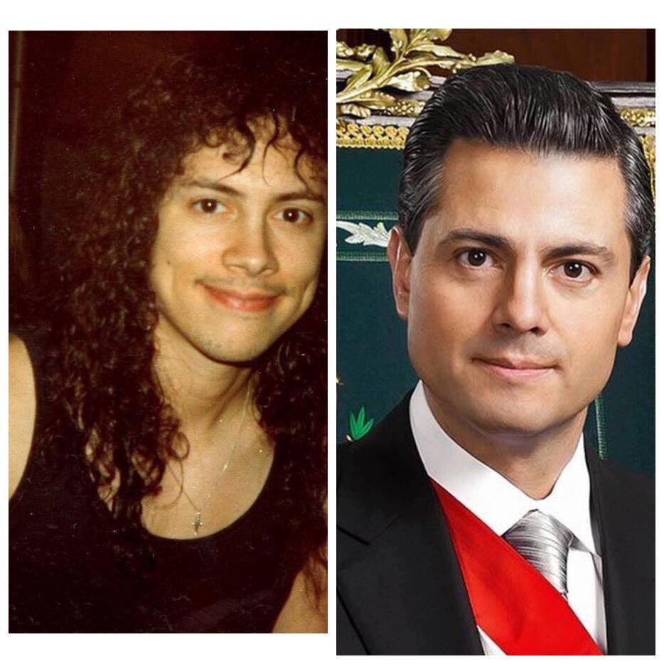 Summa Inferno On Twitter Sabiasque En Su Juventud Nuestro Hermoso Presidente Enrique Pena Nieto Se Llamaba Kirk Hammett Y Tocaba En Metallica Https T Co O7fet0vf9h