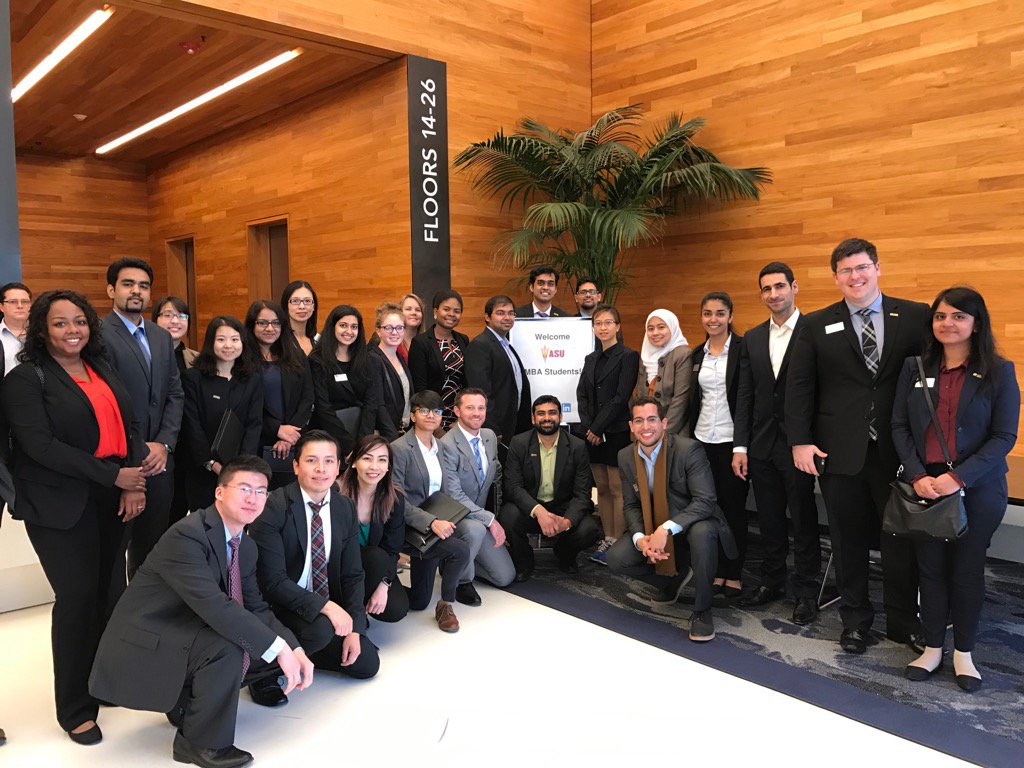 WPC_GCC's tweet photo. Thanks@LinkedIn for the warm welcome@WPC_GCC @WPCareySchool MBA Tech Trek https://t.co/pAos3nZDb2