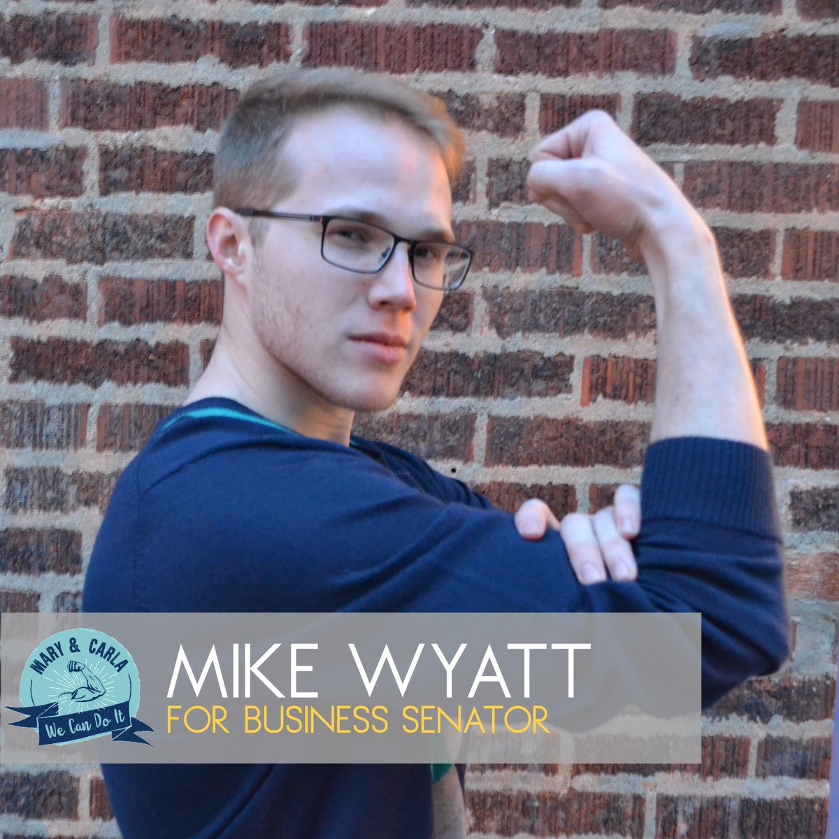 VoteMaryCarla's tweet photo. SENATOR SPOTLIGHT | MIKE WYATT 

For more information on why Mike is running, go to: https://t.co/MGunNPRJ7S  #WeCanDoIt #VoteMaryCarla https://t.co/PLknHh9mdU