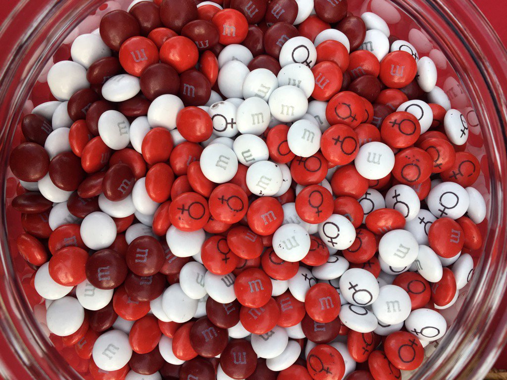 Did I mention we have candy? Check out our custom M&amp;Ms!!!