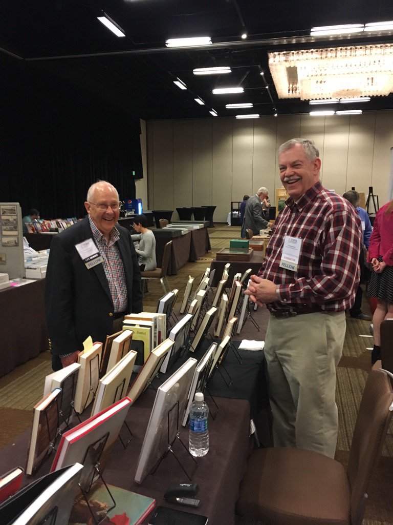 KentCalder's tweet photo. @OUPress #TSHA2017 Talking about George Littlefield with David Gracy. https://t.co/ILsZwAu901