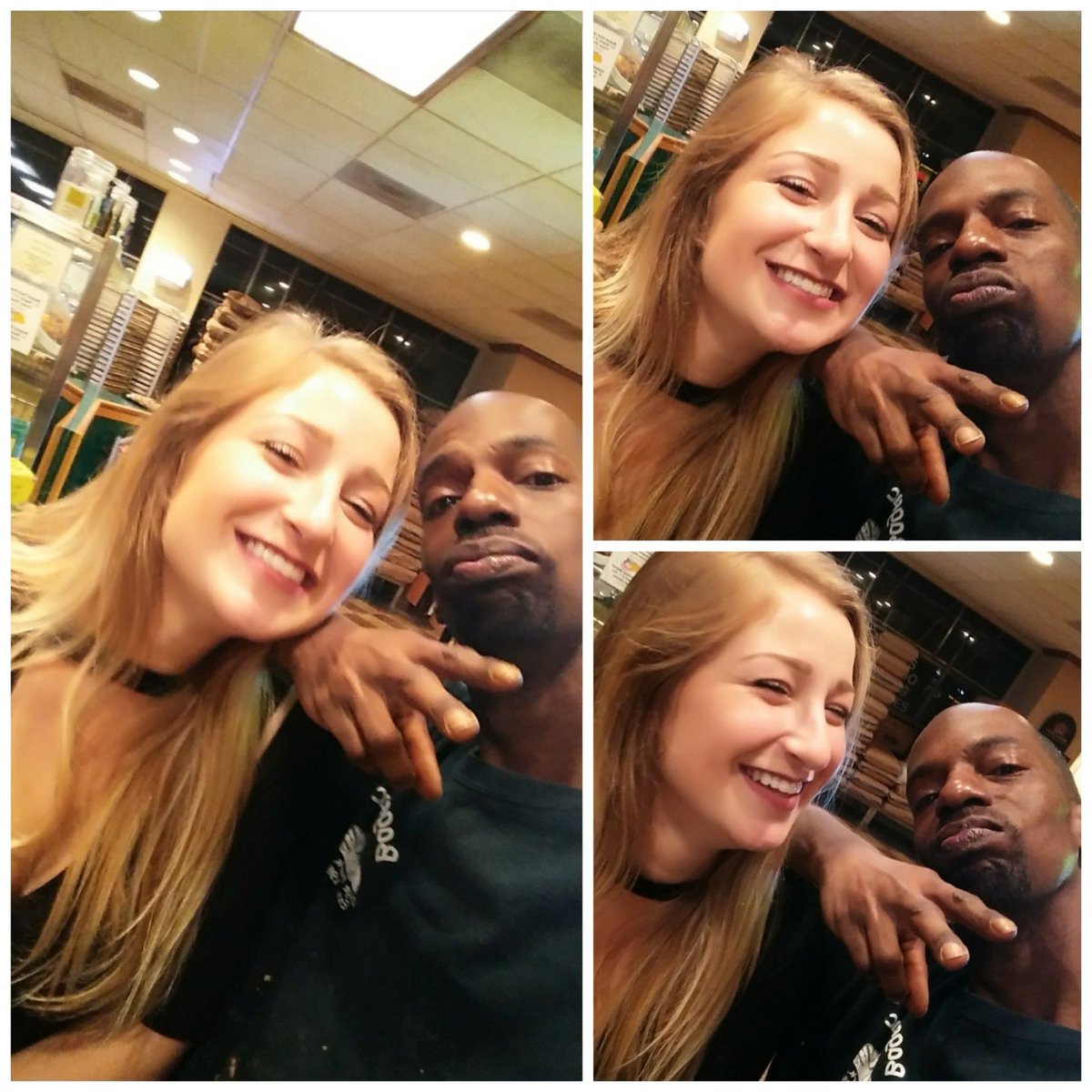 HypeHizzle69's tweet image. Another lit moment when The Selfie Queen @Ashleyy_Bielski swags it out with The Baker And Rapper #CalmDownRob #Ok