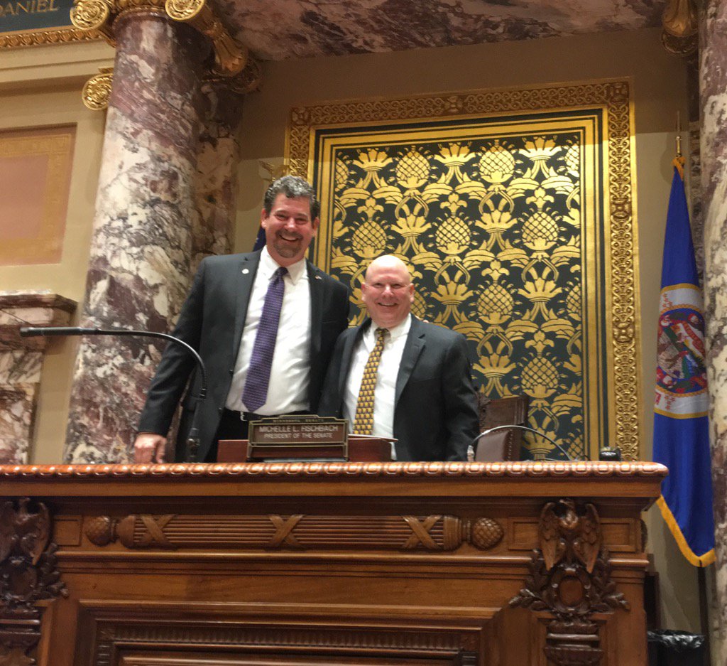 Lots of great friends stopping at the Capitol today to visit.  What a GREAT surprise having "Gilby" stop!!