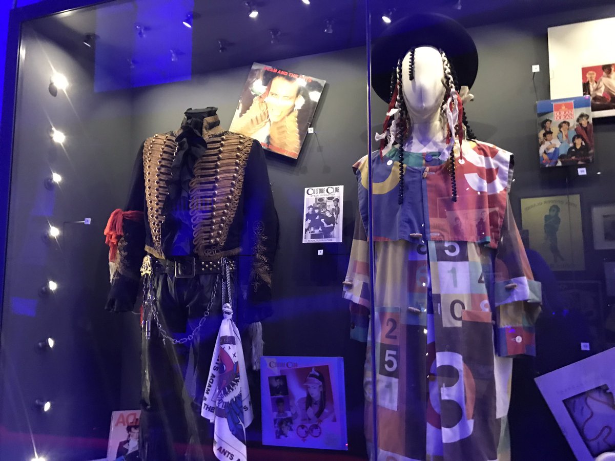 HeartofLpool's tweet photo. Loving the stage costumes at #thebme Liverpool esp Bowie Spice Girls. Staff are all brilliant, had a dance wth Bethan in the dance pod https://t.co/omh9S9Hy04